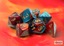 Polyhedral 7-Dice Set CHX26462 - Gemini Red-Teal/Gold